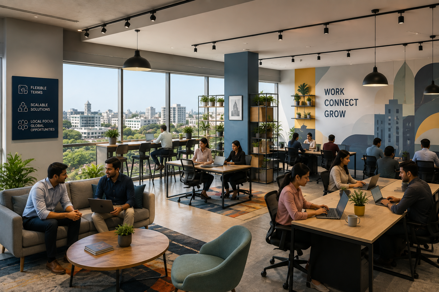 The Rise of Flexible Workspaces Beyond Metro Cities